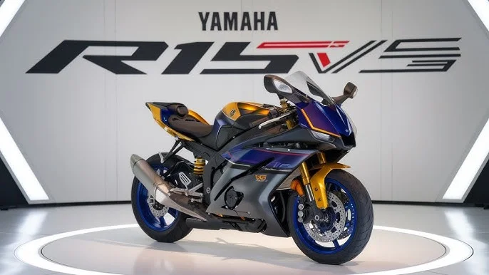 Yamaha R15 V5 2025, R15 V5 Review, Yamaha R15 155cc Bike, R15 V5 Mileage 87KMPL, Yamaha Quick Shifter Bike, R15 V5 Traction Control, Yamaha R15 Bluetooth Dashboard, Best Sportbike India 2025, Yamaha R15 LED Headlamp, R15 V5 Price India
