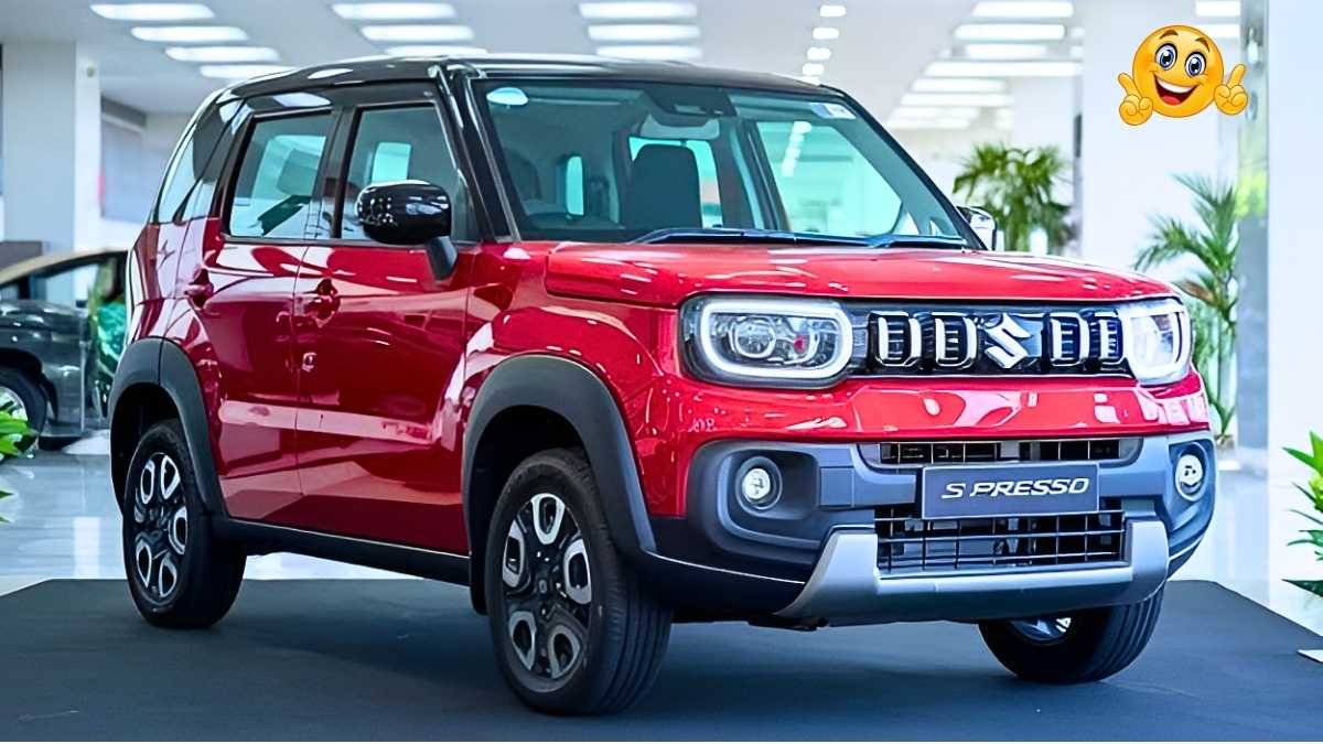 2025 Maruti Suzuki S-Presso, S-Presso facelift 2025, Maruti S-Presso new design, Maruti S-Presso LED DRLs, S-Presso smart infotainment, compact city car India, S-Presso premium interior, Maruti hatchback 2025, fuel-efficient small car, S-Presso safety features