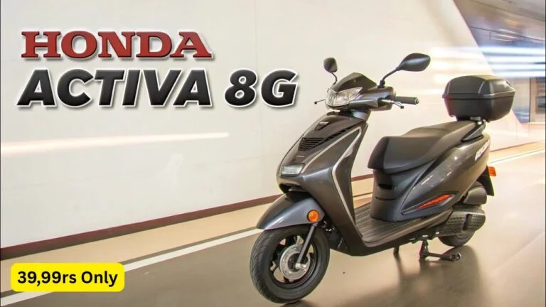 Honda Activa 8G 2025 review, 98 KM/L mileage scooter, Honda 110cc Activa, smart Bluetooth display scooter, LED lights Activa, silent start Honda, commuter scooter India 2025, Honda Activa comfort features, affordable EMI scooter, modern scooter 2025